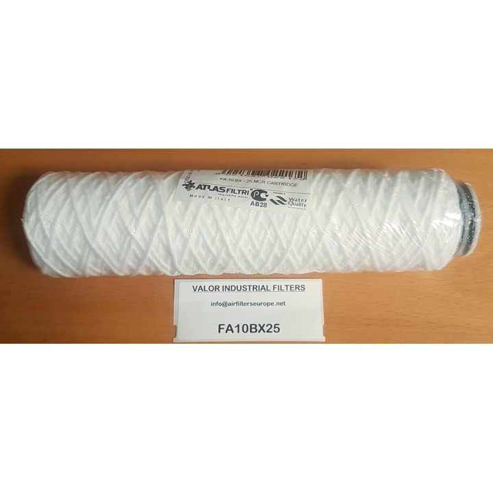 CARTOUCHE ATLAS FILTRI BX 10' - 25µ 