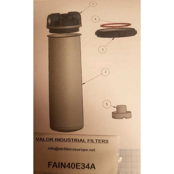 FILTRE A EAU ECOCART 40' - 3/4'BSP 