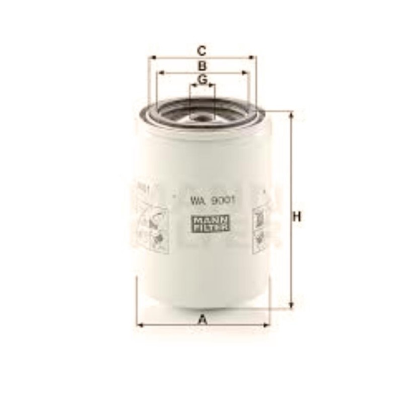 FILTRE A LIQUIDE DE REFROIDISSEMENT 