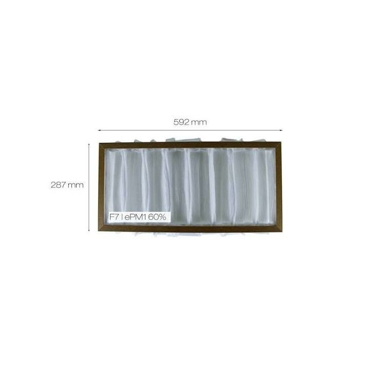 FILTRE A POCHES M5  - 592X287MM