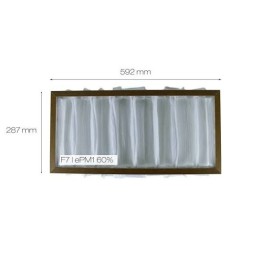 FILTRE A POCHES M5 -287X592MM