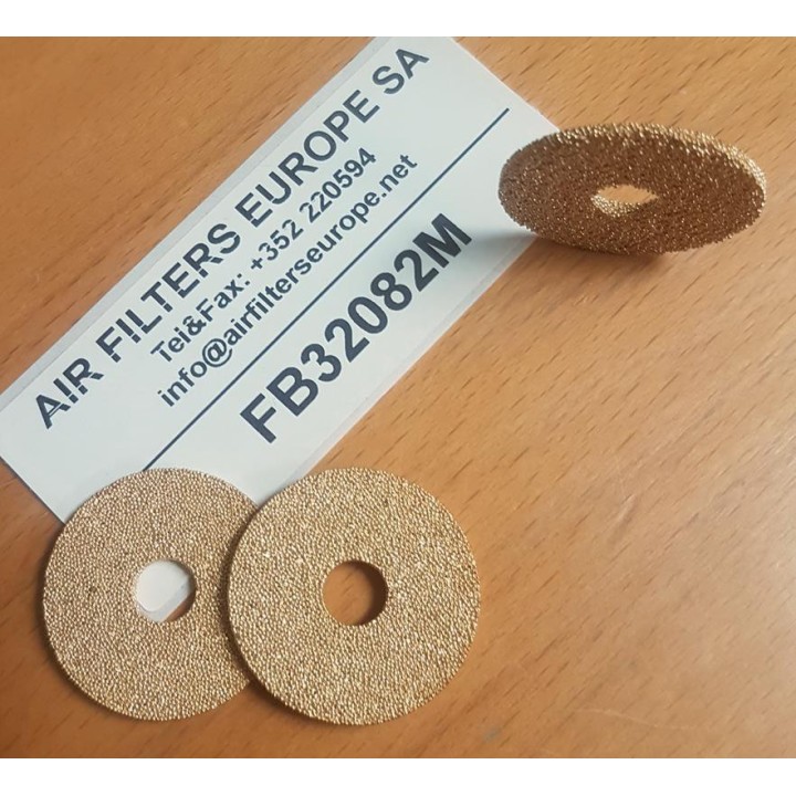 FILTRE A AIR RONDELLE BRONZE 100µ 