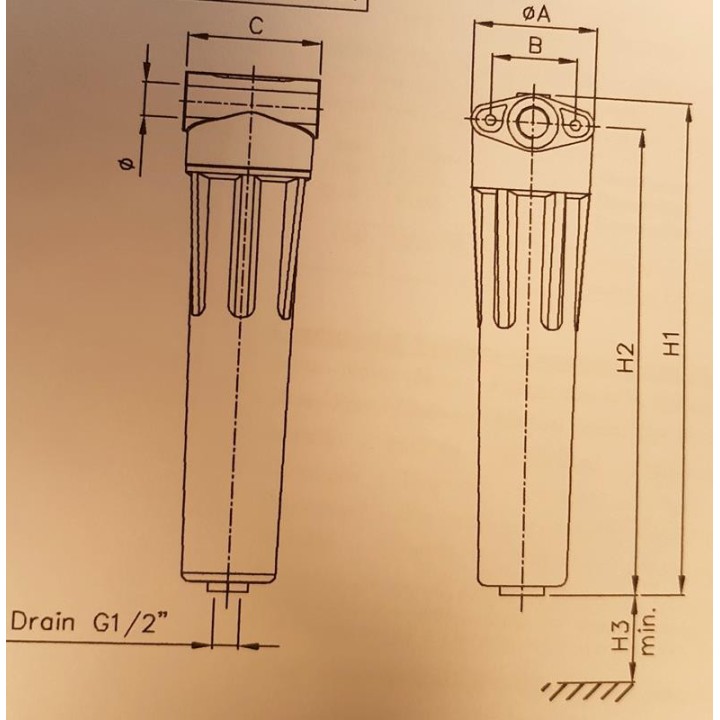 UNITE DE TRAITEMENT D'AIR G3/8'' 